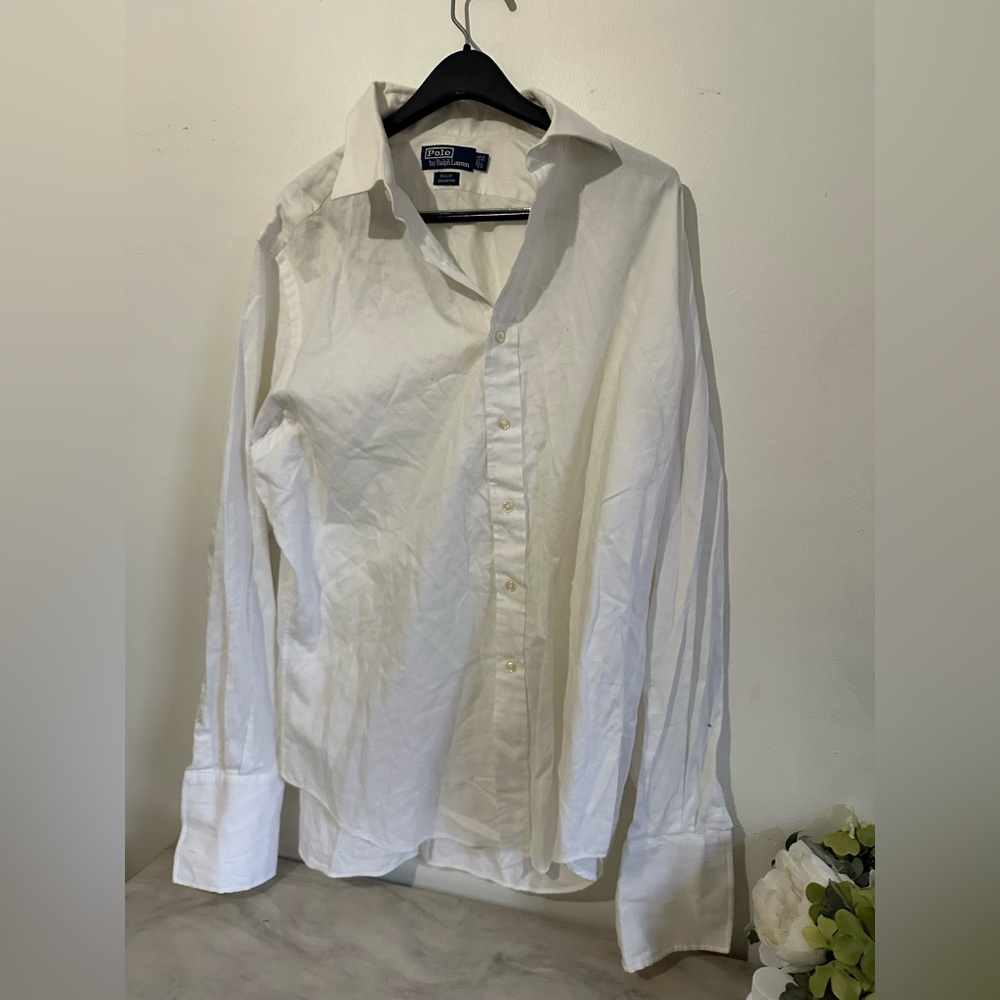 Ralph Lauren Men's Classic White Dress Shirt size 17-35